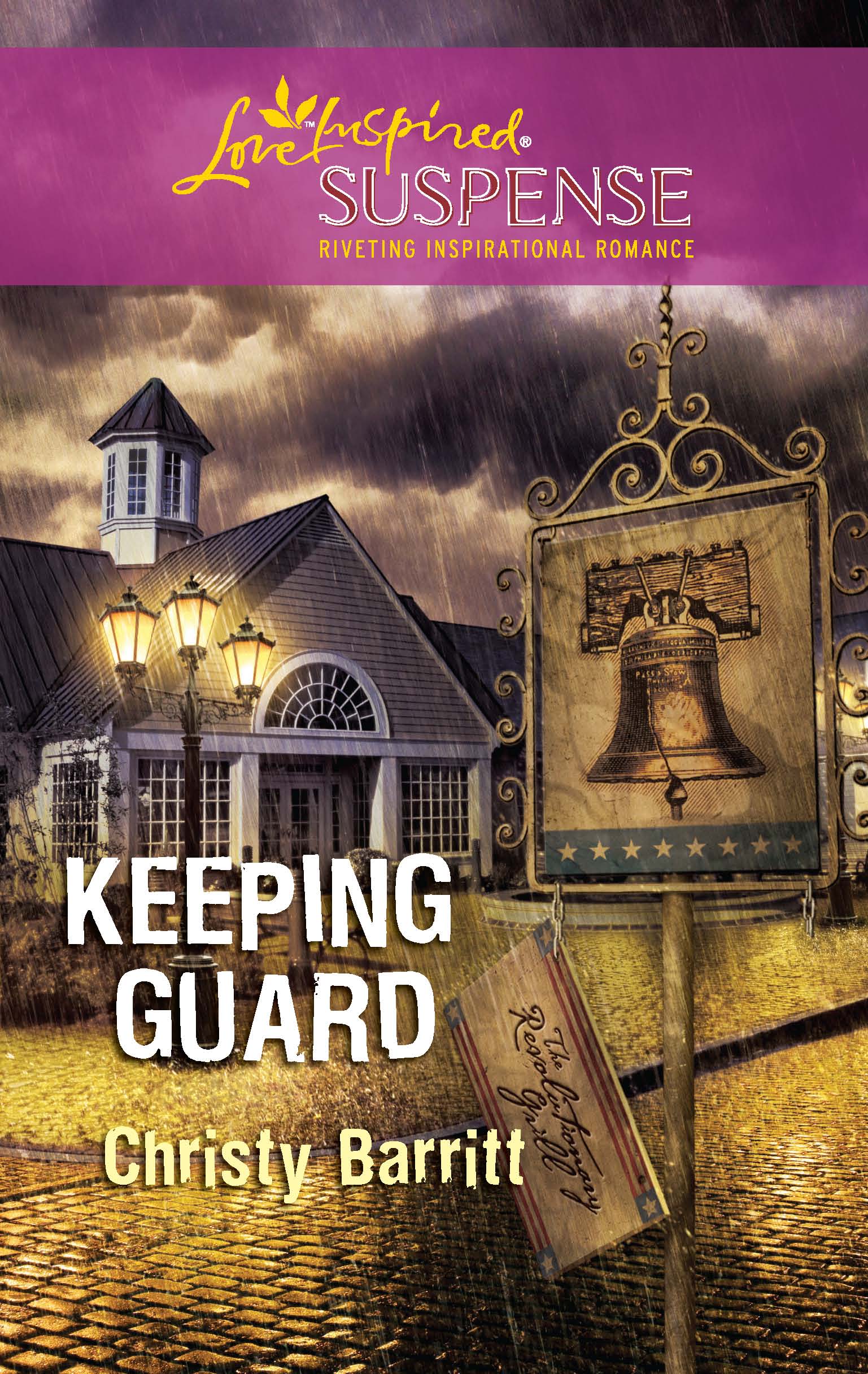 Kept guard. Book Keeper man.